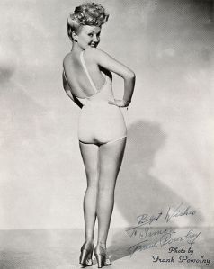 Betty Grable, the number-one pin-up girl of World War II