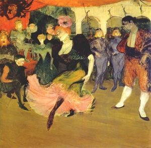 Marcelle Lender Dancing the Bolero in 'Chilperic'  by Henri de Toulouse-Lautrec 